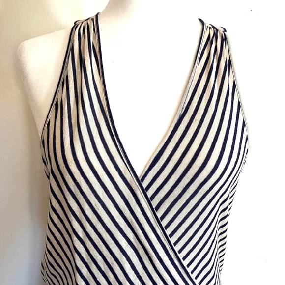 MAXI Dress, AMADE, Size Medium, Cross-Over Drop Waist, Side Slit, NWOT - Picture 2 of 3